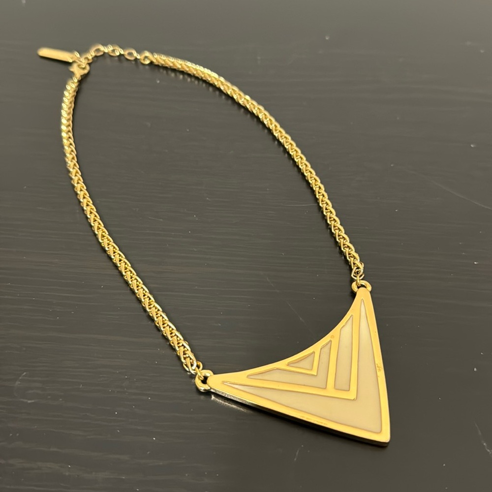 Vince Camuto triangle graphic pendant necklace